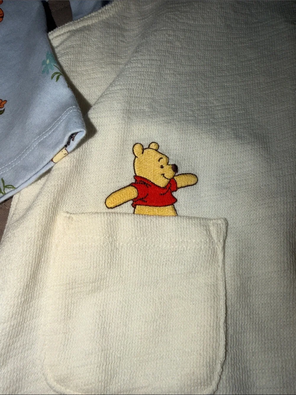Old Navy Cream Winnie the Pooh & Tigger Overalls